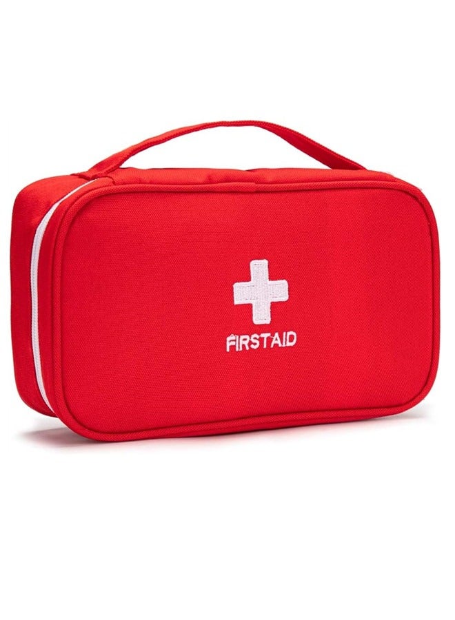 Timsusie First Aid Bag - First Aid Kit Bag Empty for Home Outdoor Travel Camping Hiking, Mini Empty Medical Storage Bag Portable Pouch - Image 1